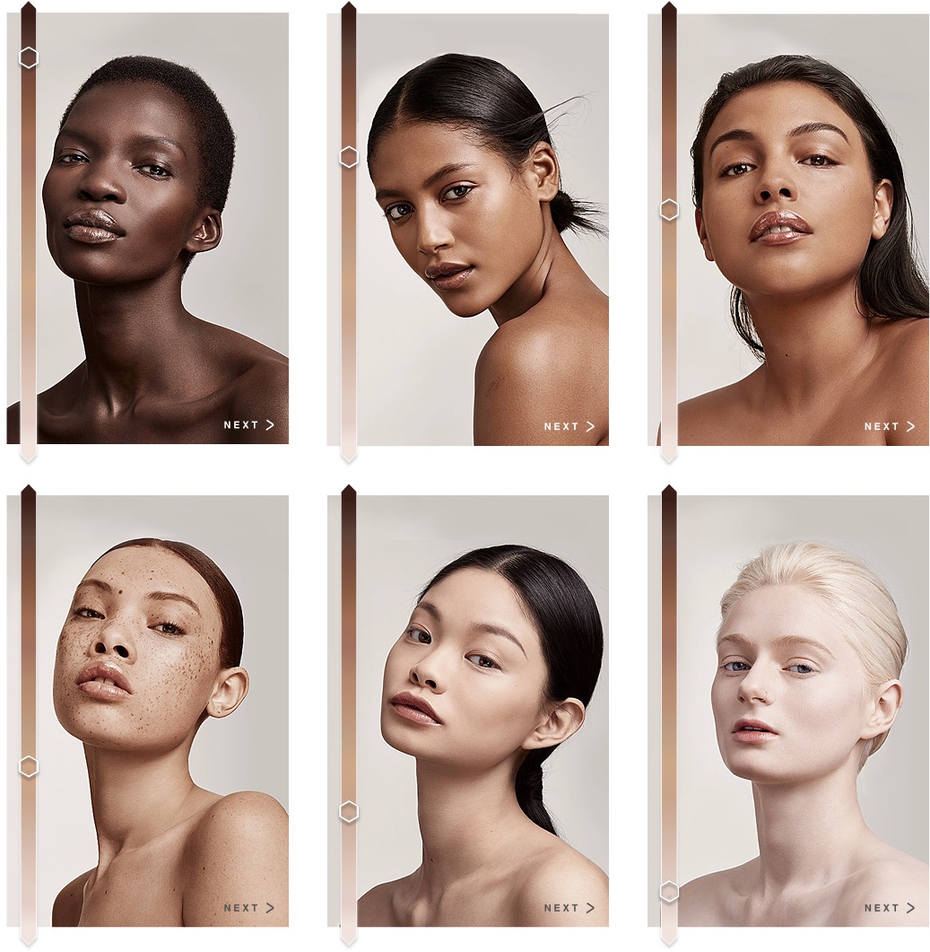 Fenty Beauty undertone visual selector